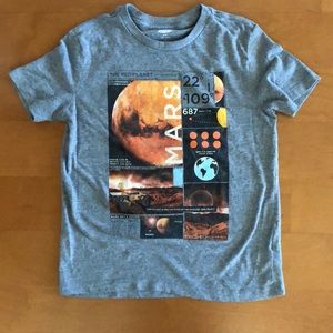 Youth size M (8) Old Navy Mars science shirt